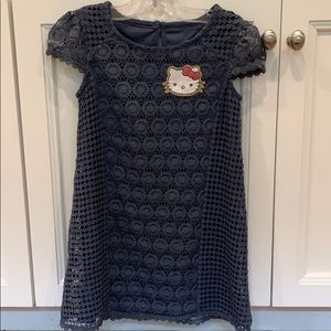 Lace size 5 girls hello kitty dress-